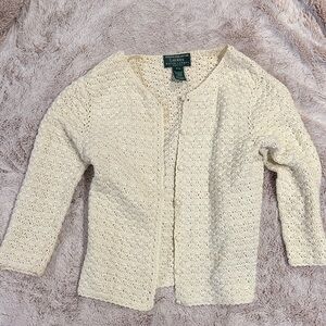 Lauren Ralph Lauren Cream Cardigan
